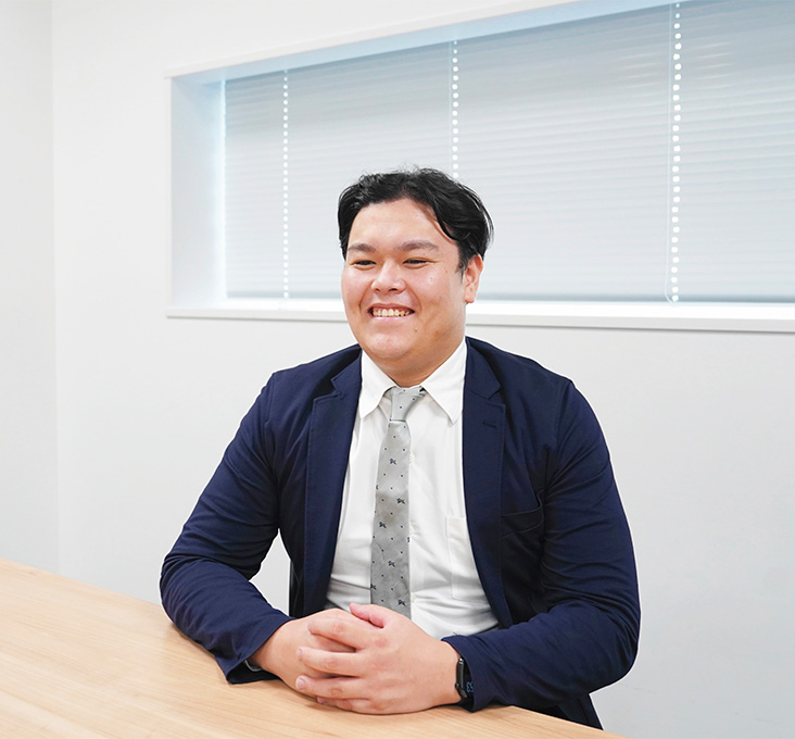 請負事業部 リーダー　広沢憲大